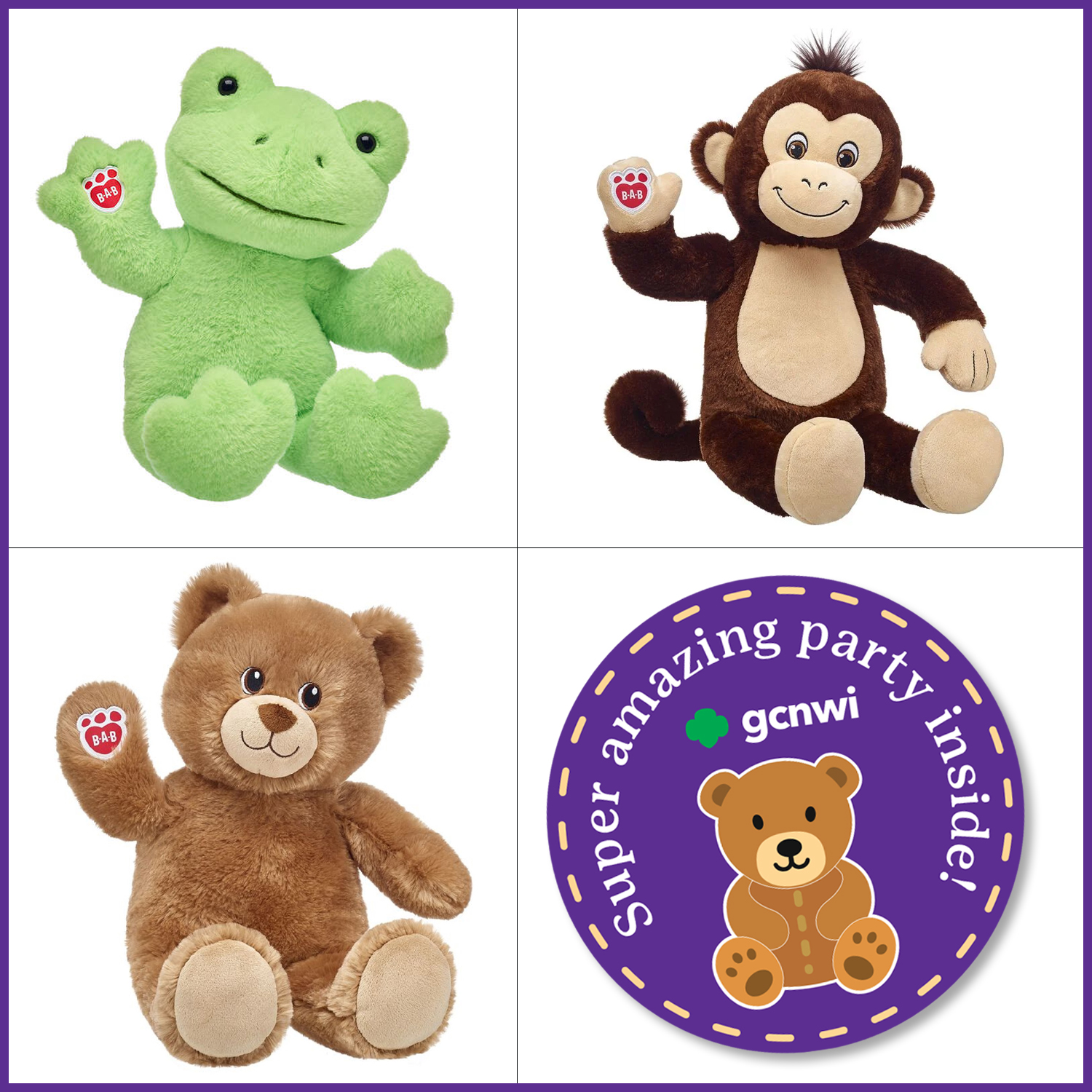 Build-A-Bear Home Party Kit – 4 Kit Minimum